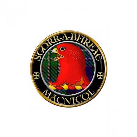 Macnicol Scottish Clan Crest Pin Badge
