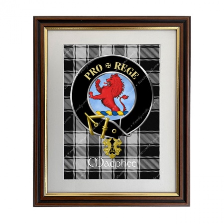 Macphee (Ancient Scottish Clan Crest Framed Print