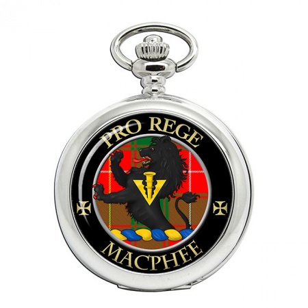 Macphee (Modern) Scottish Clan Crest Pocket Watch