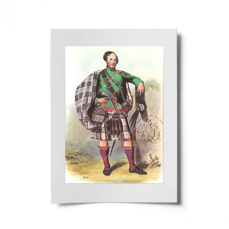 Macpherson Scottish Clansman Ready to Frame Print
