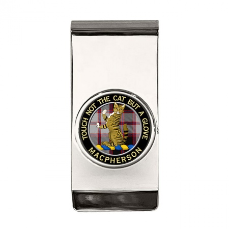 Macpherson Scottish Clan Crest Money Clip