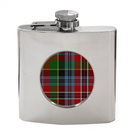 Macpherson Scottish Tartan Hip Flask