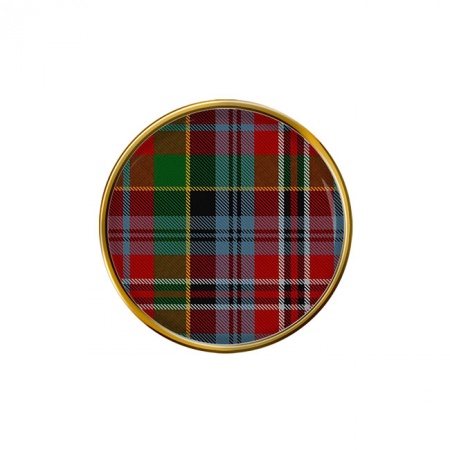 Macpherson Scottish Tartan Pin Badge