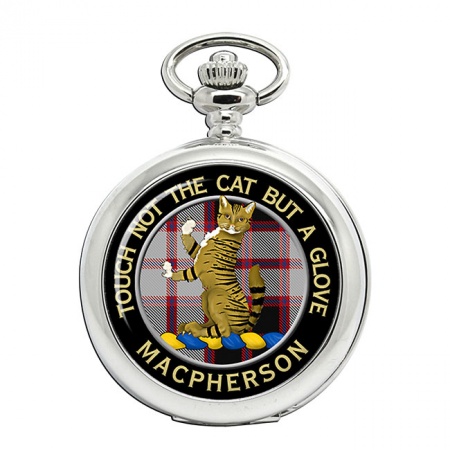 Macpherson Scottish Clan Crest Pocket Watch