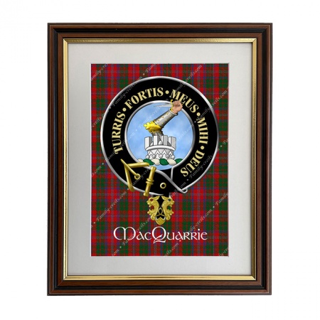 Macquarrie Scottish Clan Crest Framed Print