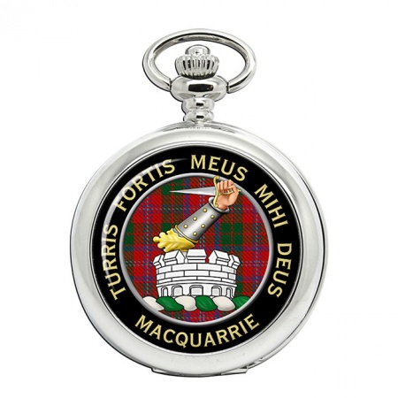 Macquarrie Scottish Clan Crest Pocket Watch