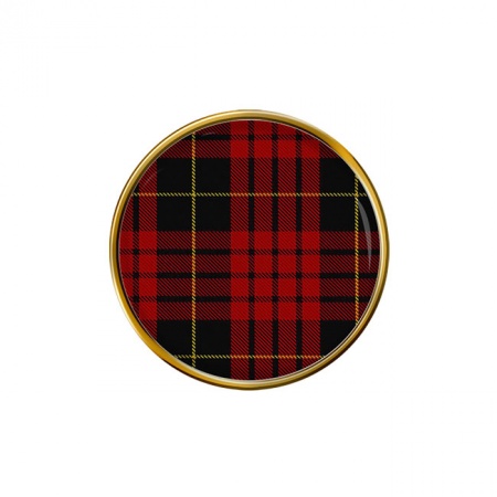 Macqueen Scottish Tartan Pin Badge