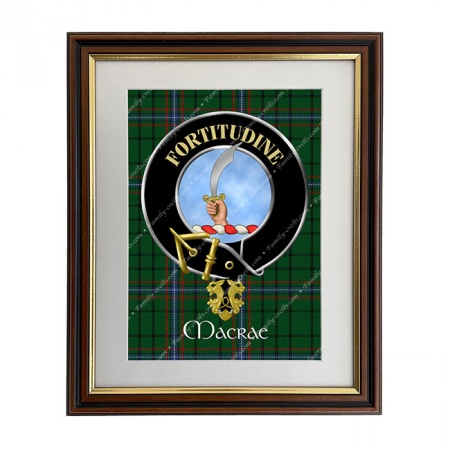 Macrae Scottish Clan Crest Framed Print