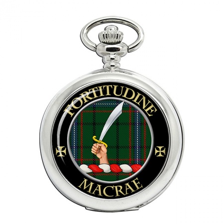 Macrae Scottish Clan Crest Pocket Watch