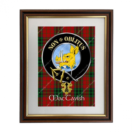 MacTavish Scottish Clan Crest Framed Print