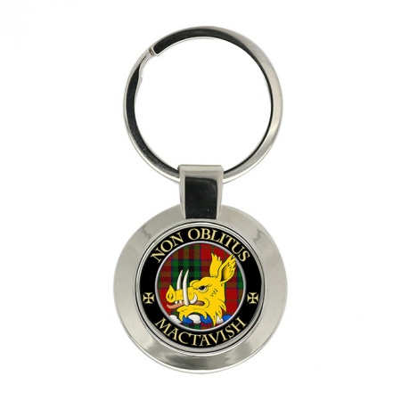 MacTavish Scottish Clan Crest Key Ring