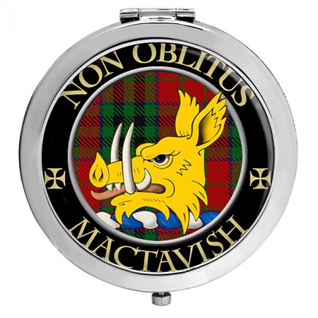 MacTavish Scottish Clan Crest Compact Mirror