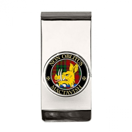 MacTavish Scottish Clan Crest Money Clip