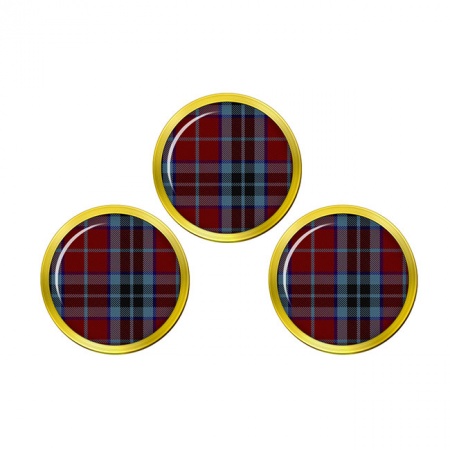 MacTavish Scottish Tartan Golf Ball Markers