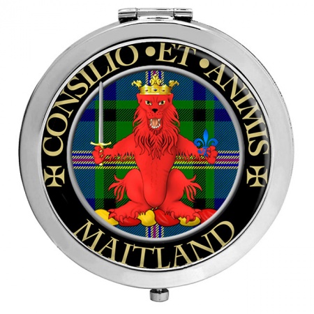 Maitland Scottish Clan Crest Compact Mirror