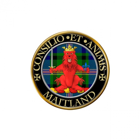 Maitland Scottish Clan Crest Pin Badge
