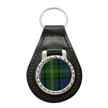 Maitland Scottish Tartan Leather Key Fob