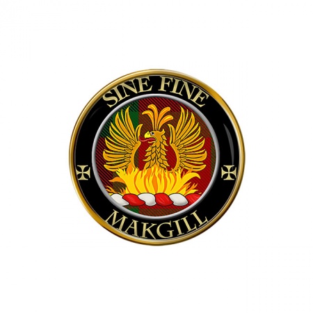 Makgill Scottish Clan Crest Pin Badge