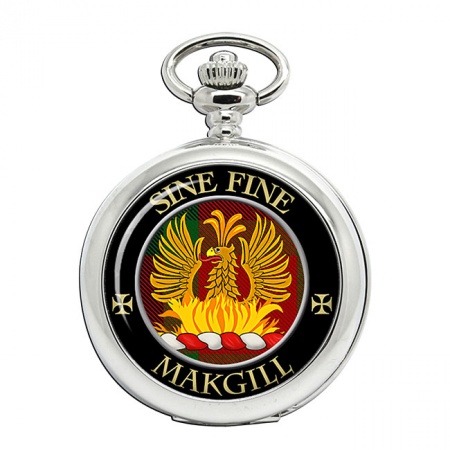 Makgill Scottish Clan Crest Pocket Watch