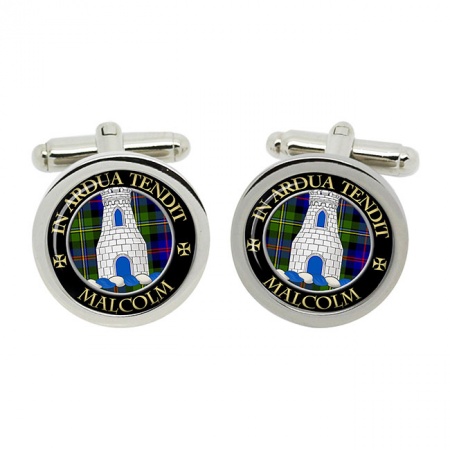 Malcolm Scottish Clan Crest Cufflinks