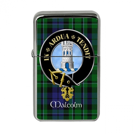 Malcolm Scottish Clan Crest Flip Top Lighter