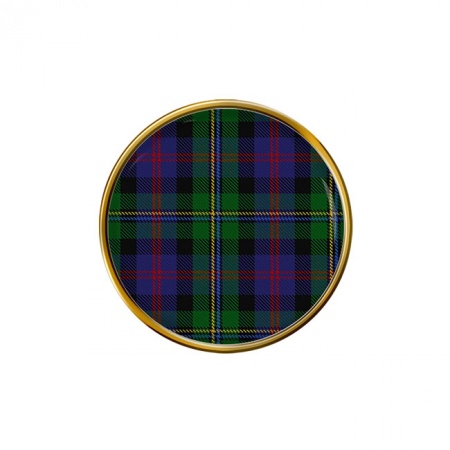 Malcolm Scottish Tartan Pin Badge