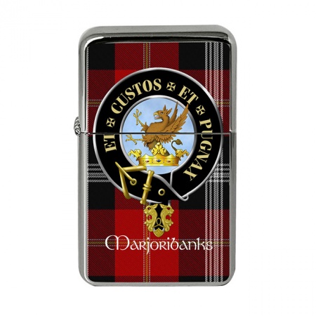 Marjoribanks Scottish Clan Crest Flip Top Lighter