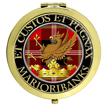 Marjoribanks Scottish Clan Crest Compact Mirror