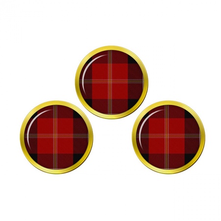 Marjoribanks Scottish Tartan Golf Ball Markers