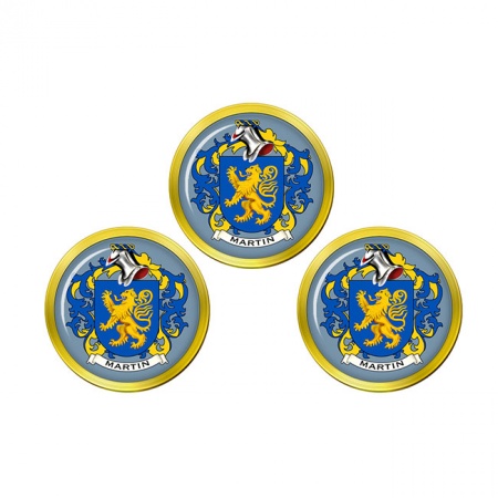 Martin (France) Coat of Arms Golf Ball Markers