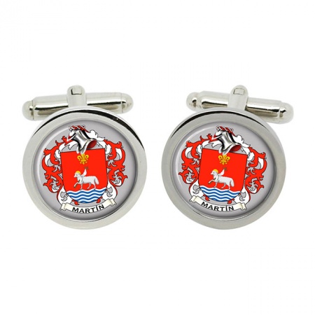 Martin (Spain) Coat of Arms Cufflinks