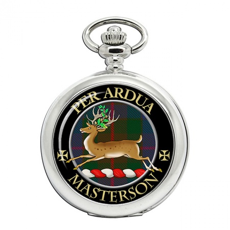 Masterson Scottish Clan Crest Pocket Watch
