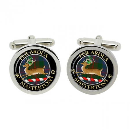 Masterton Scottish Clan Crest Cufflinks