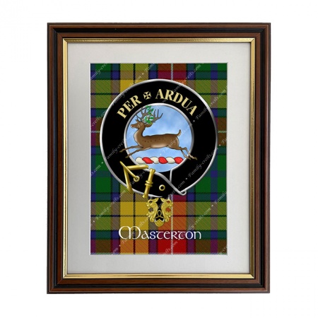 Masterton Scottish Clan Crest Framed Print
