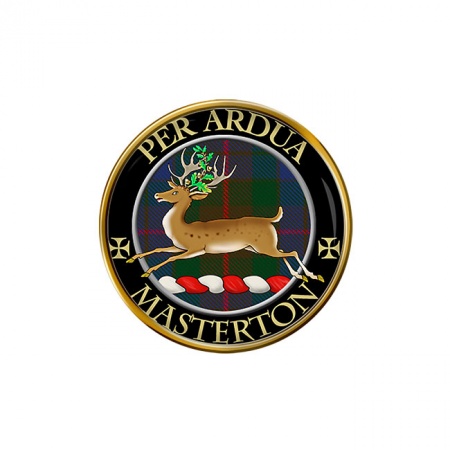 Masterton Scottish Clan Crest Pin Badge