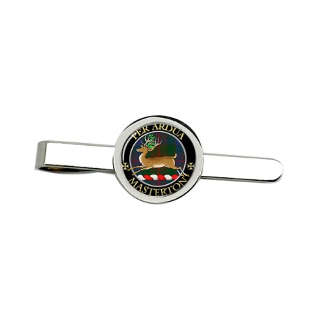 Masterton Scottish Clan Crest Tie Clip