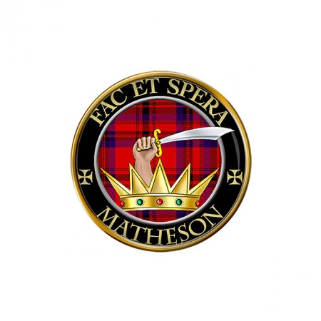 Matheson Scottish Clan Crest Pin Badge