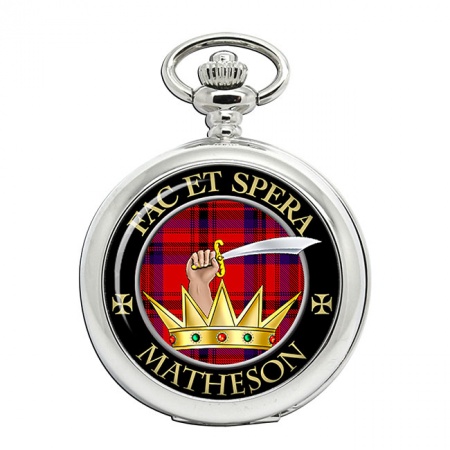 Matheson Scottish Clan Crest Pocket Watch