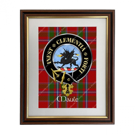 Maule Scottish Clan Crest Framed Print
