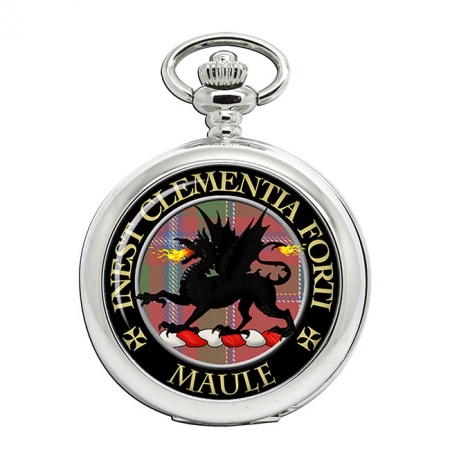 Maule Scottish Clan Crest Pocket Watch