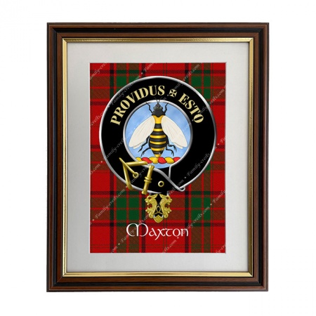 Maxton Scottish Clan Crest Framed Print