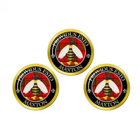 Maxton Scottish Clan Crest Golf Ball Markers