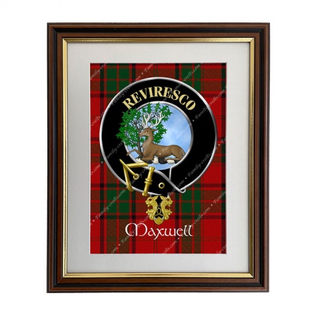 Maxwell Scottish Clan Crest Framed Print