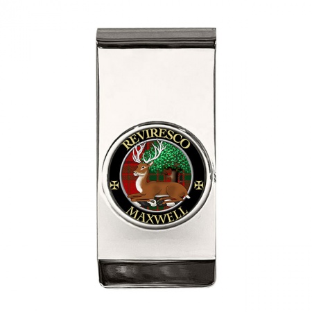 Maxwell Scottish Clan Crest Money Clip