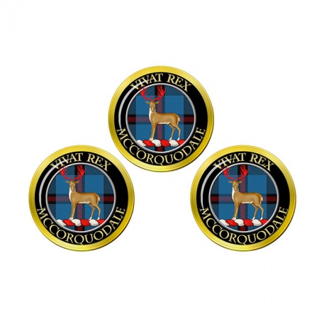 McCorquodale Scottish Clan Crest Golf Ball Markers