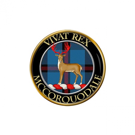 McCorquodale Scottish Clan Crest Pin Badge