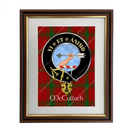 McCulloch Scottish Clan Crest Framed Print