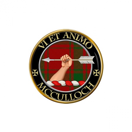 McCulloch Scottish Clan Crest Pin Badge