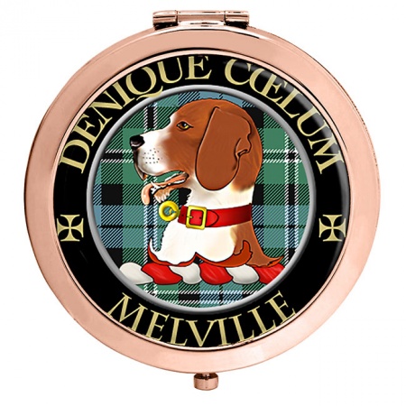 Melville Scottish Clan Crest Compact Mirror