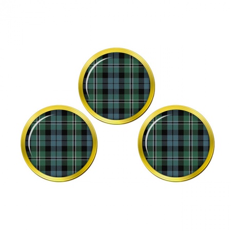 Melville Scottish Tartan Golf Ball Markers
